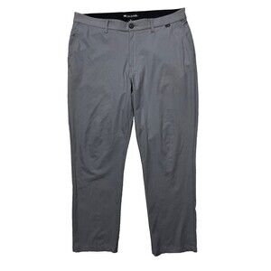 Travis Mathew Pants Mens 35x28 Gray Golf Open To Close Performance Stretch Chino